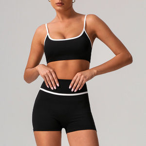 Conjunto Deportivo de 4 Piezas para Gimnasio y Yoga, Personalizado, para Mujer, Ropa Deportiva Activa, Transpirable, Elástica, con Certificación CE ISO - Product Image 6