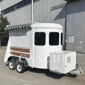 Camion de restauration mobile le plus populaire Chariot de restauration rapide Chariot de camion de restauration Remorque à chevaux à vendre avec la norme européenne - Product Image 3