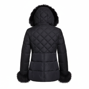 Chaqueta Bomber Personalizada para Mujer, de Invierno, Tejida, Transpirable, Impermeable, Resistente al Viento, con Relleno 100% Poliéster, Exterior de Nailon, OEM/ODM - Product Image 2