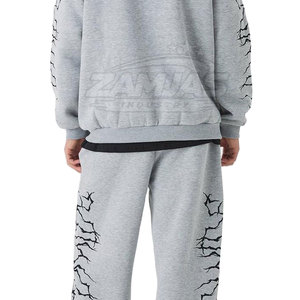 Survêtement pour homme à manches longues avec impression DTF, vêtements de mode et décontractés, tissu en coton, survêtements pour homme avec impression DTF - Product Image 6