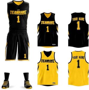 Uniforme de baloncesto con estampado de nombre personalizado, ropa deportiva de talla grande - Product Image 1