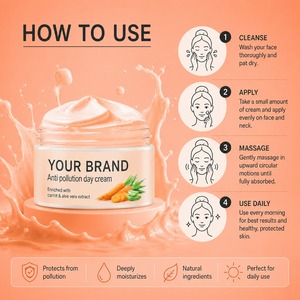 Crème anti-pollution à étiquette privée OEM pour la protection de la peau, soin détoxifiant et peau saine et éclatante - Product Image 2