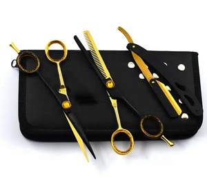 Nouveaux meilleurs kits de barbier en acier inoxydable de haute qualité, kit de tondeuse et de coupe-cheveux pour la beauté, style à séchage rapide, usage personnel, kits de barbier - Product Image 6