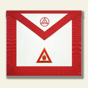 ผ้ากันเปื้อนรุ่นรอยัลอาร์ช ประเทศอังกฤษ ผู้จัดจำหน่ายระดับพรีเมียม ปักดิ้นทองคำแท่ง ผ้ากันเปื้อนพิธีกรรมเมสันแบบสั่งทำพิเศษ - Product Image 5