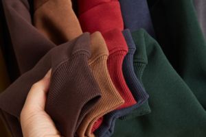 Custom Embroidered OEM Service StreetWear Heavy <b>Pullover</b> Luxury Eco-Friendly 100% Organic Cotton Thick Neck Hoodie for <b>Men</b> - Product Image 2