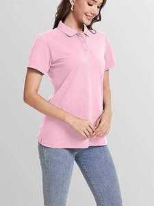 Camisa Oxford de Punto a Cuadros Casual de Manga Corta para Mujer, Sublimada, Transpirable, Antiarrugas, Ecológica, 100% Algodón, Venta al Por Mayor - Product Image 5