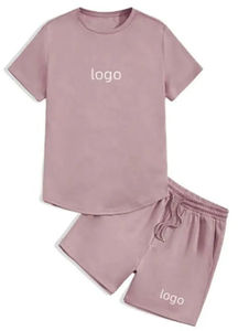 Conjunto de Verano para Hombre, Camiseta con Pantalones Cortos a Juego, Conjuntos Deportivos para Hombre, Camiseta y Pantalones Cortos para Hombre, Mujer y Unisex / Corsé Deportivo - Product Image 6