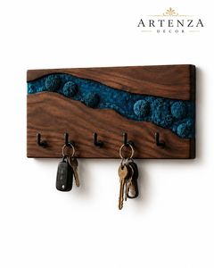 <b>Modern</b> Wooden Art Deco Rectangular Quartz Analog Needle Display Antique Style Cartoon Decorative Wall <b>Clock</b> for Living Room - Product Image 4