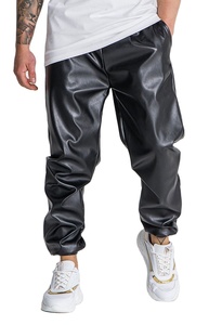 OEM Custom Logo Loose Fit Leather <b>Pants</b> Custom Wholesales High Quality Leather Men Jogger <b>Pants</b> - Product Image 2