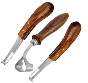 Cuchillo de Herrador de Acero Inoxidable para Diestros, Herramienta Veterinaria para Forja, Cuchilla de Hoja Caída, Color Personalizado para Perros - Product Image 5