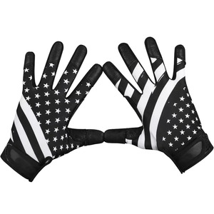 Gants de frappeur en cuir personnalisés en gros pour baseball/softball, avec rembourrage de paume absorbant les chocs, fermeture auto-agrippante ambidextre, fournisseur OEM - Product Image 1