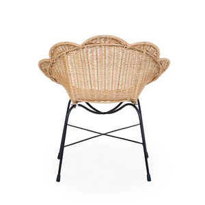 Linda Silla Infantil de Ratán, Sillón Infantil de Mimbre Festoneado, Silla Decorativa Hecha a Mano con Caña Natural, Silla de Lectura para Cuarto de Niños, OEM - Product Image 2