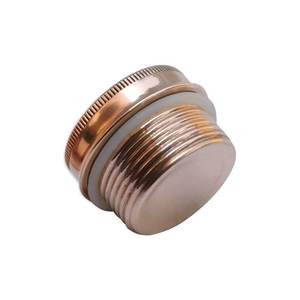 Bouteille d'eau en cuivre réutilisable, gourde de voyage en métal, style minimaliste, couvercle inclus - Product Image 6