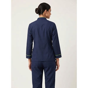 Conjunto de Uniforme Médico para Mujer, Traje Quirúrgico con Ribete en Contraste, Material de Polialgodón, Tallas XS, XXS, XL, Etiqueta Personalizada OEM, Técnicas de Impresión - Product Image 2