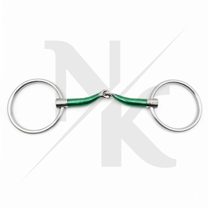 Bocado de Caballo de Acero Inoxidable de Alta Gama, Premium y Cómodo, con Anillo Suelto de Hierro Dulce, Accesorios de Equitación - Product Image 2