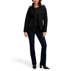 Women’s Winter <b>Quilted</b> Puffer <b>Jacket</b> with Hood – Lightweight Warm Zip-Up Coat - Product Image 5