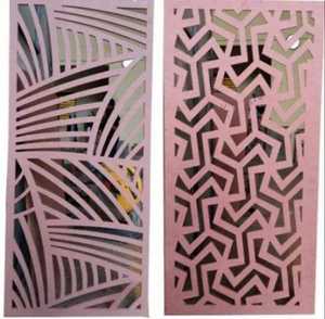 ฉากกั้นห้องตกแต่งผนังโลหะตัดด้วยเลเซอร์ CNC รุ่นใหม่ ดีไซน์สวยงาม - Product Image 2