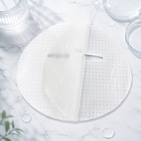 Masque facial en feuille Y252 en Soie Cupro et Fibres Végétales 35gsm, importé de Taïwan, mélange ultra-doux, substrat de masque sec pour la beauté de luxe