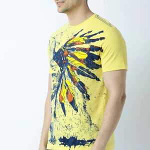 Fournisseur direct de t-shirts personnalisés pour hommes OEM au Pakistan, t-shirts pour hommes en coton 100% surdimensionnés pour la saison estivale, t-shirts pour hommes en ligne. - Product Image 3