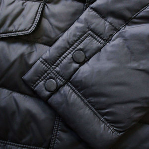 New Arrival Casual Fashion Wear Men Puffer Jacket with Front Logo Top Seller Windproof Quilted Puffer Jacket For Men - Product Image 4