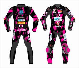 Men’s Custom Cowhide/Kangaroo Leather Track Racing Suit One Piece | Wholesale Jumpsuit/Traje Motorcycle Gear CE <b>Level</b> 2 - Product Image 1