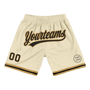 Wholesale Direct OMMIZ INDUSTRY Best Selling Custom Gold Royal-White Authentic Throwback Basketball Shorts - Product Image 2