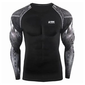 Sublimation Rash Guard Soft Stretch Fabric Breathable Design Water Sports And Beach Activity Wear - Product Image 1