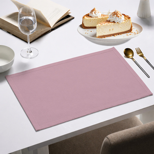 Woven Cotton Placemats Heat Resistant Non-Slip <b>Table</b> <b>Mats</b> for Dining <b>Table</b>, Easy Care Washable - Product Image 1