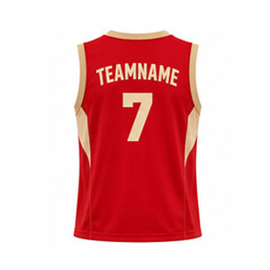 Maillot de basket-ball personnalisable de couleur unie, best-seller, 100% polyester, séchage rapide et respirant, respectueux de l'environnement, fabriqué au Pakistan - Product Image 3