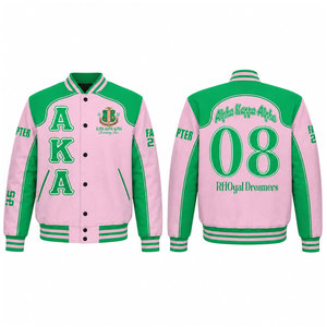 Chaqueta Universitaria Varsity 2027 al por Mayor para Hombre, Talla Grande, Ropa Griega, Logotipo Personalizado, Chaqueta Universitaria Letterman Regular - Product Image 1