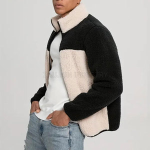 Veste en laine à épaules tombantes pour homme, modèle 2026, fournisseur d'usine en gros, matière chaude et douce, coupe ample, pour usage quotidien, veste décontractée - Product Image 2