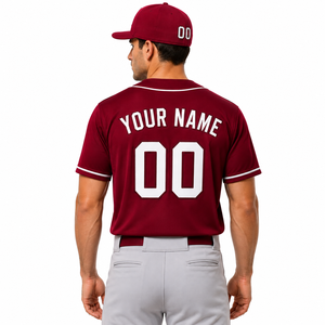 breathable baseball jersey top designed for team training and match day wear with active comfort and a clean sporty style - Product Image 5