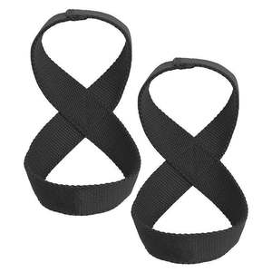 OEM Figure 8 Lifting Straps Manufacturer for Gym Fitness and Deadlift Training Custom Logo Figure 8 Straps for Powerlifting Gym - Product Image 5