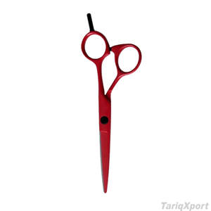 Tijeras de Peluquería Profesionales Plegables de Acero Inoxidable de 6 Pulgadas, Color Blanco y Rojo, para Diestros, Ligeras - Product Image 3