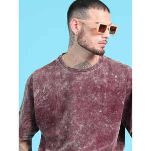 T-shirts Homme 100% Coton Épais Haute Qualité Écologiques Anti-boulochage Grandes Tailles Coupe Oversize Vêtements d'Été Vente en Gros Personnalisables - Product Image 6