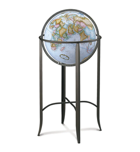 Globe décoratif moderne en métal pour salon, bureau ou table, au meilleur prix - Product Image 3