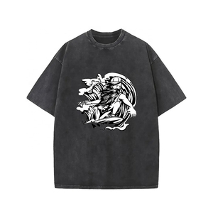 T-shirt surdimensionné pour homme imprimé sur mesure – Tee-shirt graphique DTF DTG pour le streetwear, les tenues décontractées et les vêtements de marque privée - Product Image 1