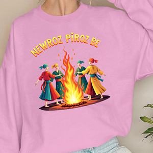 เสื้อสเวตเตอร์พิมพ์ลายลำลองของผู้หญิง Holy Happy Newroz ผ้าถัก - Product Image 3