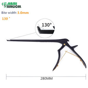 Pinza Kerrison de Acero Inoxidable, Manual, Negra, 130 Grados, Ancho de Mordida 5.0 mm, Instrumento de Cirugía General y Ortopedia, CE ISO - Product Image 4