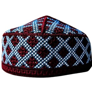 Gorros de Oración Musulmanes Árabes Personalizables de Alta Calidad y Ecológicos, Gorros Topi para Mezquita, Diseño Impreso por Sublimación, Gorros Cómodos - Product Image 4