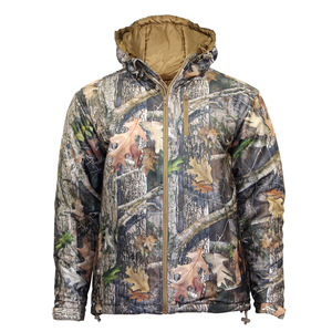 เสื้อแจ็คเก็ตผู้ชายลายพรางแบบมีฮู้ด ผ้า softshell พร้อมซิปและกระเป๋า เสื้อคลุมสำหรับล่าสัตว์กลางแจ้ง ใส่ได้ในฤดูใบไม้ร่วง - Product Image 4