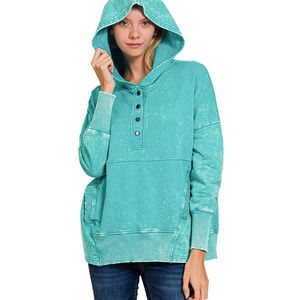 Sudaderas de Invierno con Diseño Único y Lavado Ácido para Mujer, Fabricante Personalizado, Transpirables, Nuevo Estilo, 100% Algodón, Personalizables - Product Image 2