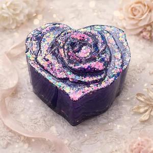 Boîte à bijoux artisanale de luxe en résine florale, petite boîte de rangement personnalisée en résine pour cadeaux souvenirs - Product Image 5