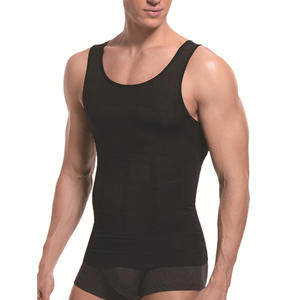 Camisetas de Compresión para Hombre, Transpirables, de Color Sólido, para Deportes y Fitness, Camisetas sin Mangas para Hombre - Product Image 3