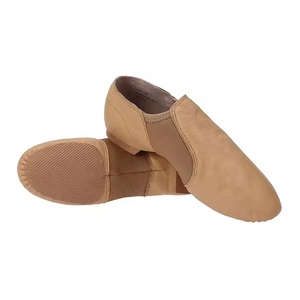 Zapatos de Baile Jazz Planos Blancos Baifa, Antideslizantes, con Suela Dividida, para Niñas y Niños, de Cuero Genuino de Alta Calidad, MOQ Bajo, OEM - Product Image 5