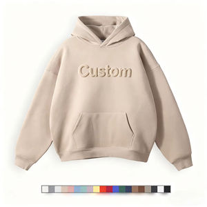 Sudadera con Capucha Personalizada con Pedrería, Unisex, Oversize, de Forro Polar, Informal, para Otoño - Product Image 3