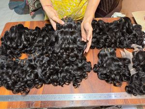 Funmi ผมลอนคลื่นลึกผมอินเดียผมหยิกสั้นผมมนุษย์15A ยังไม่ได้แปรรูป - Product Image 6