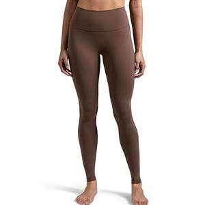 Leggings longs en tissu doux pour femmes, avec jupe unie, confortables pour un usage quotidien, fabricant et fournisseur OEM ODM en gros - Product Image 2