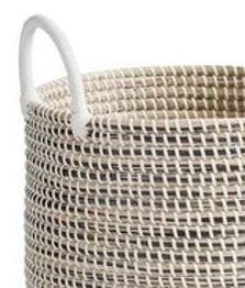 Commercial Grade Seagrass Handmade Eco-Friendly Rustic Round Storage Organizer Basket for Home & Laundry Use-Wholesale Supplier - Product Image 2