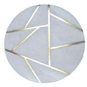 Tabla de cortar de mármol y madera, producto de cocina decorativa para el hogar, diseño único, artesanía india, respetuosa con el medio ambiente, la mejor calidad - Product Image 2